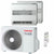 Condizionatore Toshiba Console J2 dual split 12000+12000 BTU inverter A++ unità esterna 5,2 kW
