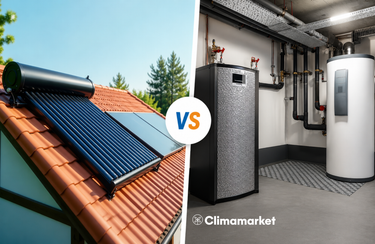 Scaldabagno a pompa di calore vs solare termico: pro e contro.