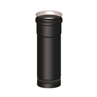 Elemento telescopico M/F diam. 100 mm per scarico fumi stufa a pellet e caldaia a pellet