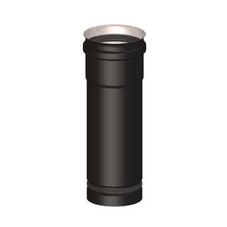 Elemento telescopico M/F diam. 80 mm per scarico fumi stufa a pellet e caldaia a pellet