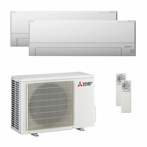 Condizionatore Mitsubishi Electric Serie BT dual split 9000+9000 BTU inverter B wifi unità esterna 3.3 kW
