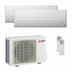Condizionatore Mitsubishi Electric Serie BT dual split 9000+9000 BTU inverter A++ wifi unità esterna 4.2 kW Mitsubishi Electric