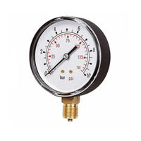 Manometro d.50 radiale laterale 0-10 bar Accessori elettropompe Climamarket