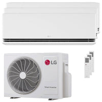 Condizionatore LG DUALCOOL Deluxe AI trial split 9000+12000+12000 BTU inverter A+++ wifi unità esterna 6.15 kW
