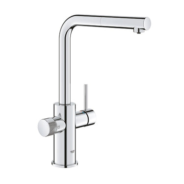 Depuratore acqua Grohe Blue Pure Minta - kit miscelatore lavello cucina + filtro