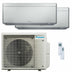 Condizionatore Daikin Stylish Silver dual split 12000+12000 BTU inverter A+++ wifi unità esterna 5 kW Daikin