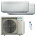 Condizionatore Daikin Stylish Silver dual split 7000+9000 BTU inverter A+++ wifi unità esterna 4 kW Daikin