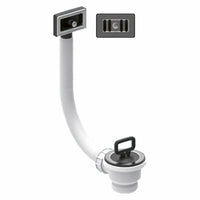 Piletta Valsir per lavello 1"1/2 con tappo e troppopieno rettangolare Valsir