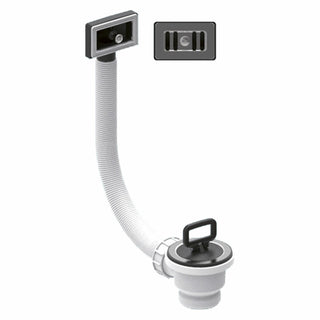 Piletta Valsir per lavello 1"1/2 con tappo e troppopieno rettangolare Valsir