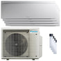 Condizionatore Daikin Emura 3 quadri split 7000+7000+7000+7000 BTU inverter A+ wifi unità esterna 6.8 kW Bianco