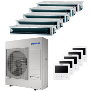 Condizionatore Samsung canalizzato penta split 9000+9000+9000+9000+9000 BTU inverter A++ unità ester