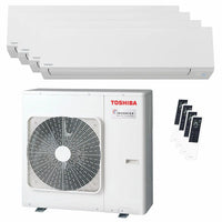 Condizionatore Toshiba SHORAI Edge White quadri split 5000+7000+9000+16000 BTU inverter A++ wifi unità esterna 8 kW