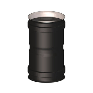 Manicotto F/F diam. 100 mm per scarico fumi stufa a pellet e caldaia a pellet