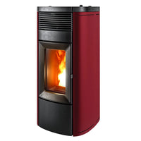 Stufa a pellet MCZ Musa Comfort Air 14 M2 14 kW aria canalizzabile bordeaux MCZ
