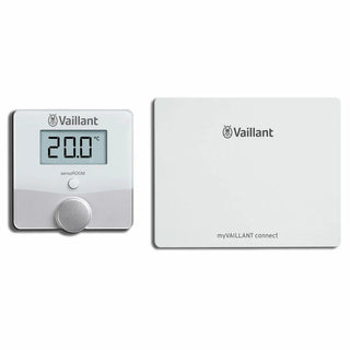 Caldaia Vaillant ecoTEC plus VMW 35 CS/1-5 a condensazione camera stagna 35 kW metano + termostato smart SensoROOM Connect