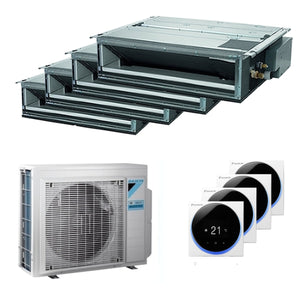 Condizionatore Daikin canalizzabile Mini Sky FDXM-F9 quadri split 9000+9000+12000+18000 BTU inverter A++ esterna 9 kW Daikin