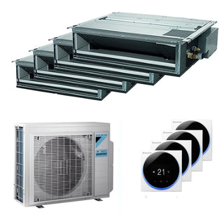 Condizionatore Daikin canalizzabile Mini Sky FDXM-F9 quadri split 9000+9000+12000+18000 BTU inverter A++ esterna 9 kW Daikin
