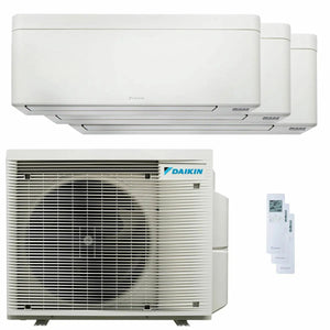 Condizionatore Daikin Stylish Bianco trial split 9000+9000+9000 BTU inverter A+++ wifi unità esterna 5 kW