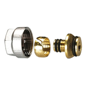 Raccordo multistrato Ivar  allacci 20mmx2 per radiatori