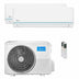 Condizionatore Midea Evolution dual split 9000+12000 BTU inverter A++  unità esterna 5.3 kW Midea