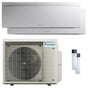 Condizionatore Daikin Emura 3 dual split 12000+12000 BTU inverter A++ wifi unità esterna 5 kW Bianco Daikin