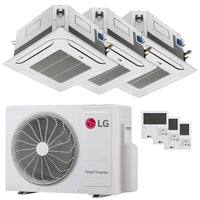 Condizionatore LG Cassetta 4 vie LG trial split 9000+12000+12000 BTU inverter A+++  unità esterna 6.15 kW LG