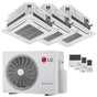 Condizionatore LG Cassetta 4 vie LG trial split 9000+9000+12000 BTU inverter A+++  unità esterna 6.2 kW