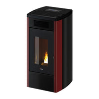 Stufa a pellet Cadel Atena Plus 14 ad aria canalizzata 14 kW - WiFi ROSSO Cadel