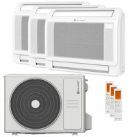 Condizionatore Clivet CONSOLE 3 trial split 12000+12000+12000 BTU inverter A++  unità esterna 7.9 kW