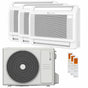 Condizionatore Clivet CONSOLE 3 trial split 12000+12000+12000 BTU inverter A++  unità esterna 7.9 kW