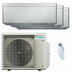 Condizionatore Daikin Stylish Silver trial split 7000+9000+15000 BTU inverter A+++ wifi unità esterna 5 kW Daikin