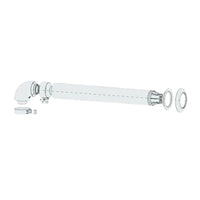 Kit scarico fumi coassiale Ariston 60/100 Part. Orizz. 1m - Per scaldabagno