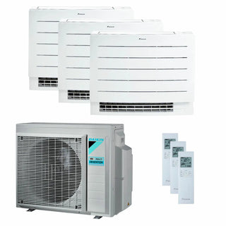 Condizionatore Daikin Perfera Floor trial split 9000+9000+9000 BTU inverter A+++ wifi unità esterna 5,2 kW Daikin