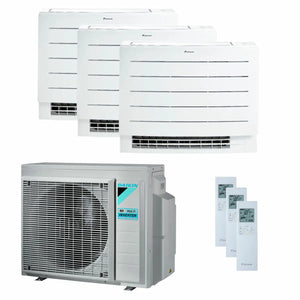 Condizionatore Daikin Perfera Floor trial split 7000+9000+12000 BTU inverter A+++ wifi unità esterna 5,2 kW Daikin