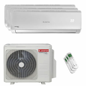 Condizionatore Ariston ALYS R32 trial split 12000+12000+12000 BTU inverter A++  unità esterna 7.9 kW