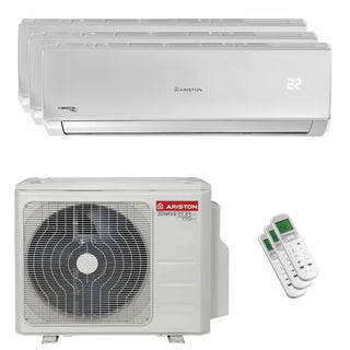 Condizionatore Ariston ALYS R32 trial split 12000+12000+12000 BTU inverter A++  unità esterna 7.9 kW