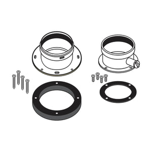 Kit sdoppiato scarico fumi Fondital Ø80+80 mm per caldaie a condensazione