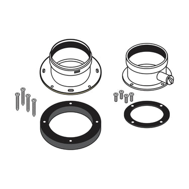 Kit sdoppiato scarico fumi Fondital Ø80+80 mm per caldaie a condensazione