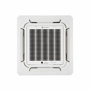 Condizionatore Clivet BOX 2 650x650 cassetta 4 vie dual split 12000+12000 BTU inverter A++  unità esterna 5.3 kW Clivet