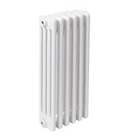 Radiatore a colonna in acciaio Ercos Comby 6 elementi 4 colonne interasse 600 mm