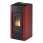 Stufa a pellet CADEL Cristal 9 ad aria 8,5 kW - WiFi ROSSO Cadel