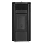 Stufa a pellet MCZ Musa Comfort Air 14 M2 14 kW aria canalizzabile grigio argento MCZ