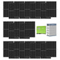 Kit fotovoltaico 10 kW con 23 pannelli fotovoltaici Trina Solar 450 W + Inverter Energy trifase 10 kW +  4 batterie di accumulo Pylontech 3,55 kW Trina Solar