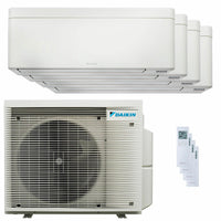 Condizionatore Daikin Stylish Bianco quadri split 7000+7000+7000+7000 BTU inverter A++ wifi unità esterna 6.8 kW