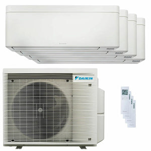 Condizionatore Daikin Stylish Bianco quadri split 7000+9000+9000+12000 BTU inverter A++ wifi unità esterna 6.8 kW Daikin