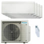Condizionatore Daikin Stylish Bianco quadri split 7000+9000+9000+12000 BTU inverter A++ wifi unità esterna 6.8 kW Daikin