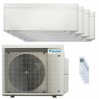 Condizionatore Daikin Stylish Bianco quadri split 9000+9000+12000+18000 BTU inverter A++ wifi unità esterna 7.8 kW Daikin