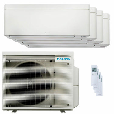 Condizionatore Daikin Stylish Bianco quadri split 12000+12000+12000+12000 BTU inverter A++ wifi unità esterna 7.4 kW