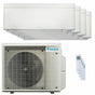Condizionatore Daikin Stylish Bianco quadri split 7000+9000+9000+12000 BTU inverter A++ wifi unità esterna 6.8 kW Daikin