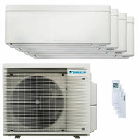 Condizionatore Daikin Stylish Bianco quadri split 7000+7000+7000+7000 BTU inverter A++ wifi unità esterna 6.8 kW Daikin